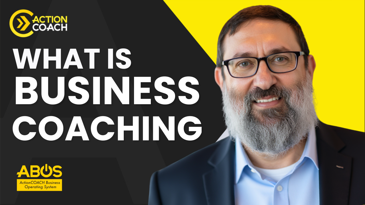 Florida Based ActionCOACH business coach Steve Goranson explaining what business coaching is, featuring the ABoS Business Operating System.